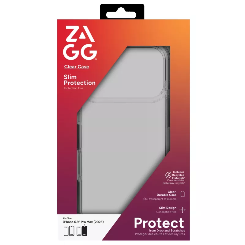 ZAGG Clear Case Apple iPhone 17 Pro Max – Skaidrus Dėklas