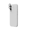 InvisibleShield Glass Elite objektyvo apsauga, skirta Apple iPhone 17/16/16+, juoda