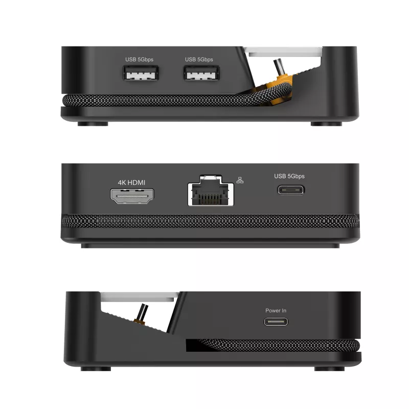 Docking stotelė mobiliesiems įrenginiams j5 create JCD624-N USB Type-C, skirta iPhone 16/15 ir Samsung Galaxy serijoms, 100×250×28,5 mm, 238 g, Juoda/Pilka