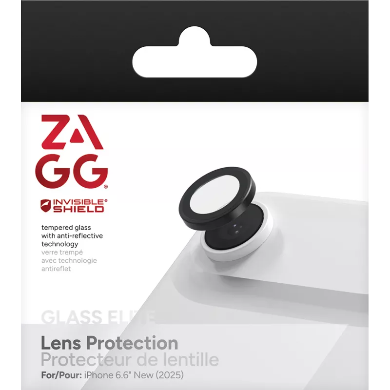 InvisibleShield Glass Elite (CameraRings) apsauginiai lęšiai Apple iPhone 17 Air juodi