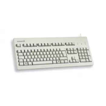 CHERRY G80-3000 BLACK SWITCH klaviatūra, laidinė, šviesiai pilka, USB/PS2 (QWERTY - JK)