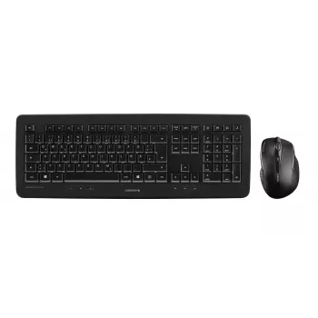 CHERRY DW 5100 belaidė klaviatūra su pele, RF 2.4 GHz, US anglų, juoda
