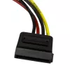 StarTech.com 6 colių LP4 į SATA maitinimo adapterio laidas, Molex (4 kontaktų), SATA 15 kontaktų, 0,152 m, vyriškas, tiesus