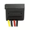 StarTech.com 6 colių LP4 į SATA maitinimo adapterio laidas, Molex (4 kontaktų), SATA 15 kontaktų, 0,152 m, vyriškas, tiesus