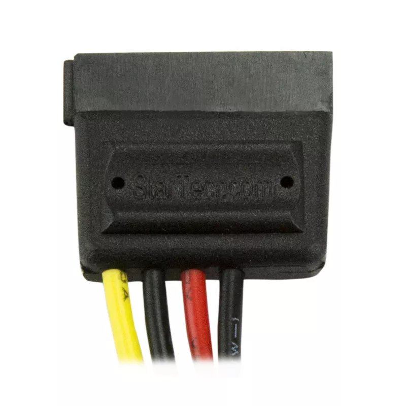 StarTech.com 6 colių LP4 į SATA maitinimo adapterio laidas, Molex (4 kontaktų), SATA 15 kontaktų, 0,152 m, vyriškas, tiesus