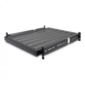 StarTech.com 2U stumdoma serverio lentyna su ventiliacija – reguliuojamas gylis 20–30 colių – 50 svarų – sunkiasvorė universali 19 colių lentyna įrangos stovui – 24 colių gylio