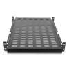 StarTech.com 2U stumdoma serverio lentyna su ventiliacija – reguliuojamas gylis 20–30 colių – 50 svarų – sunkiasvorė universali 19 colių lentyna įrangos stovui – 24 colių gylio