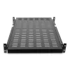 StarTech.com 2U stumdoma serverio lentyna su ventiliacija – reguliuojamas gylis 20–30 colių – 50 svarų – sunkiasvorė universali 19 colių lentyna įrangos stovui – 24 colių gylio
