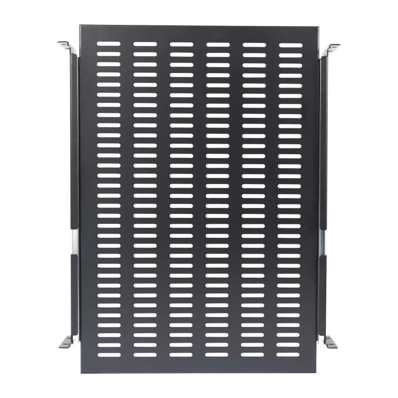 StarTech.com 2U stumdoma serverio lentyna su ventiliacija – reguliuojamas gylis 20–30 colių – 50 svarų – sunkiasvorė universali 19 colių lentyna įrangos stovui – 24 colių gylio