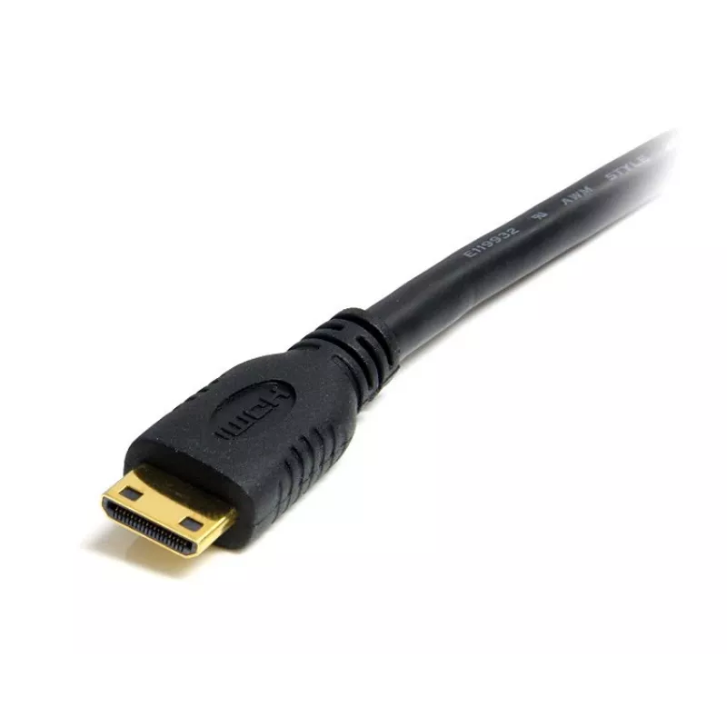 StarTech.com 50 cm Mini HDMI į HDMI laidas su Ethernet - 4K 30Hz didelės spartos Mini HDMI į HDMI adapterio laidas - Mini HDMI Type-C įrenginiui prie HDMI monitoriaus/ekrano - patvarus vaizdo keitiklio laidas