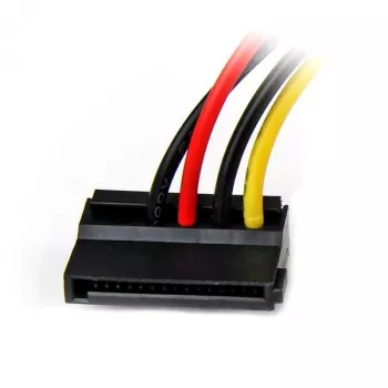 StarTech.com 6 colių LP4 į kairįjį kampą SATA maitinimo adapterio laidas