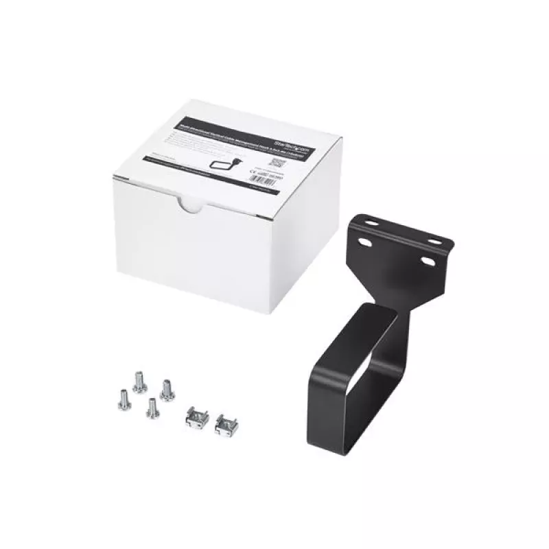 StarTech.com Daugiakryptis vertikalus serverio stovo kabelių tvarkymo D-žiedinis kabliukas 6x10 cm
