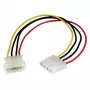 StarTech.com LP4 maitinimo ilginimo laidas 12 colių (30,4 cm) – M/F, Molex 4 kontaktų