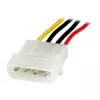 StarTech.com LP4 maitinimo ilginimo laidas 12 colių (30,4 cm) – M/F, Molex 4 kontaktų