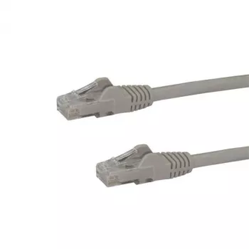 StarTech.com 50 cm CAT6 Ethernet kabelis pilkas – Gigabit Ethernet laidas 250 MHz 100W PoE RJ45 UTP tinklo/jungiamasis laidas be užkabinimo su įtempimo mažinimu, individualiai išbandytas