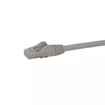 StarTech.com 50 cm CAT6 Ethernet kabelis pilkas – Gigabit Ethernet laidas 250 MHz 100W PoE RJ45 UTP tinklo/jungiamasis laidas be užkabinimo su įtempimo mažinimu, individualiai išbandytas