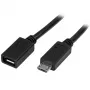 StarTech.com Micro-USB ilginimo laidas - M/F - 0,5 m (20 colių)