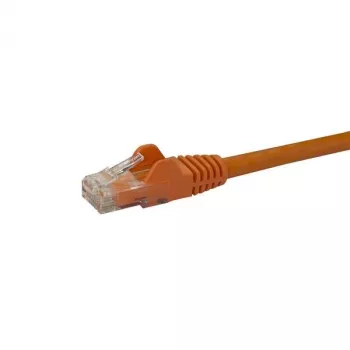 StarTech.com 50cm CAT6 Ethernet kabelis - oranžinis CAT 6 Gigabit Ethernet laidas - 250MHz 100W PoE RJ45 UTP tinklo/jungiamasis laidas su apsauga nuo užkabinimo ir įtempimo mažinimu, individualiai išbandytas