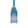 StarTech.com 0,5 m CAT6 kabelis – plonas – su užraktų apsauga – mėlynas