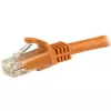 StarTech.com N6PATC150CMOR CAT6 Ethernet sujungimo kabelis, 1,5 m, UTP, nesusikabinantis RJ45, 24AWG, 100W PoE, oranžinis