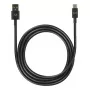 Mobilis 020013 Energia laidas USB-A į USB-C, 1 m, juodas