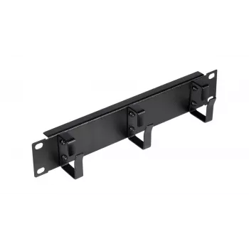 Kabelių žiedas EQUIP EZMR-10-B — metalinis, juodas, stovo aksesuaras, 1 vnt., 174 g