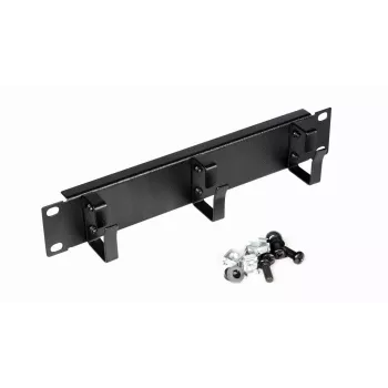 Kabelių žiedas EQUIP EZMR-10-B — metalinis, juodas, stovo aksesuaras, 1 vnt., 174 g