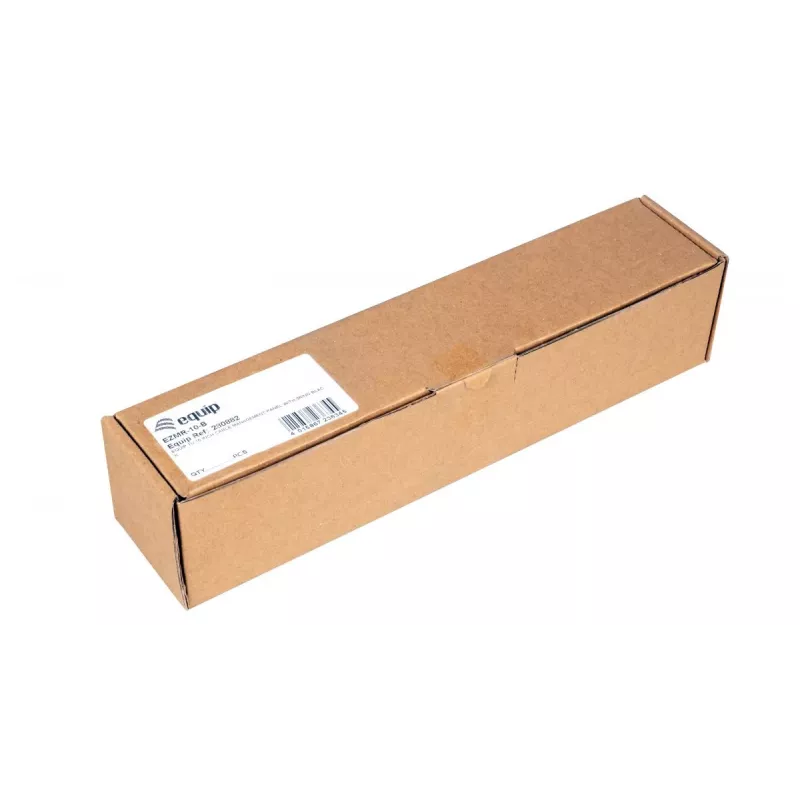 Kabelių žiedas EQUIP EZMR-10-B — metalinis, juodas, stovo aksesuaras, 1 vnt., 174 g
