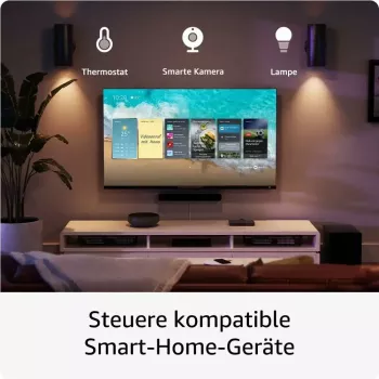 Amazon 4K Ultra HD USB TV srautinio turinio lazdelė, Wi‑Fi 6 (802.11ax), 3840×2160, USB maitinimas, juoda