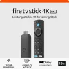 Amazon 4K Ultra HD USB TV srautinio turinio lazdelė, Wi‑Fi 6 (802.11ax), 3840×2160, USB maitinimas, juoda