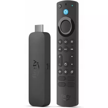Amazon 4K Ultra HD USB TV srautinio turinio lazdelė, Wi‑Fi 6 (802.11ax), 3840×2160, USB maitinimas, juoda