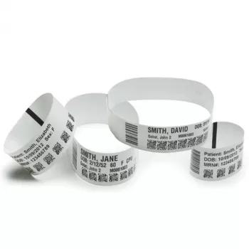 Zebros Z-Band Ultrasoft apyrankės etiketės 25 x 279 mm juoda, balta