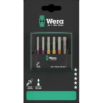 Wera 05073639001 atsuktuvų antgalių rinkinys, universalus, kokybiškas, patikimas
