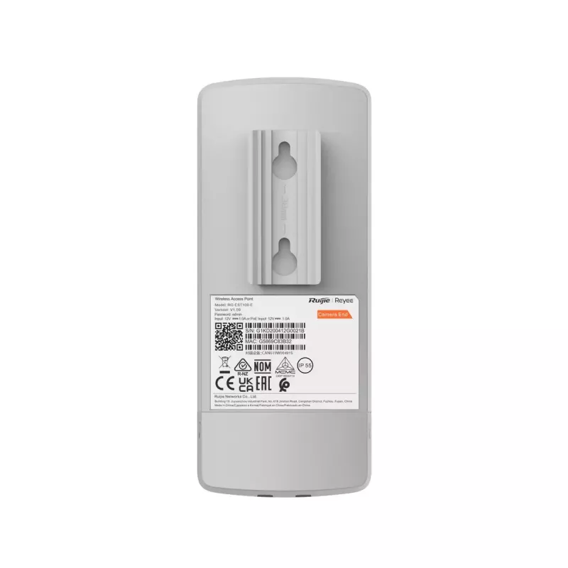 Belaidis prieigos taškas RUIJIE RG-EST100-E, 2,4 GHz 802.11n, 300 Mbps, 2x RJ-45, PoE, IP55, kryptinės vidinės antenos