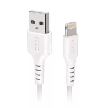 Lightning laidas SBS TECABLEUSBIP5289W 2m baltas USB A