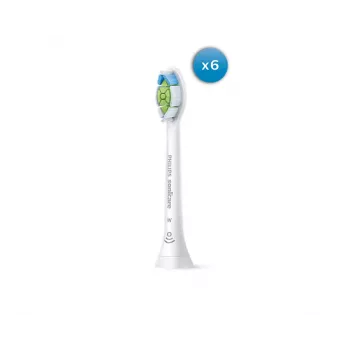 Philips HX6066/87 Optimal White keičiamos šepetėlių galvutės – 6 vnt. pakuotė