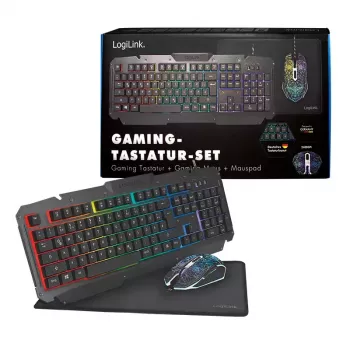 Žaidimų klaviatūra su pele LogiLink ID0185