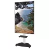 Techly grindinis stovas su lentyna televizoriui LCD/LED/Plasma 37-70 col. baltas