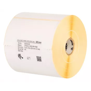 Zebra Z-Perform 1000T lipdukai etiketėms, balta, 76x127 mm, 1152 vnt.