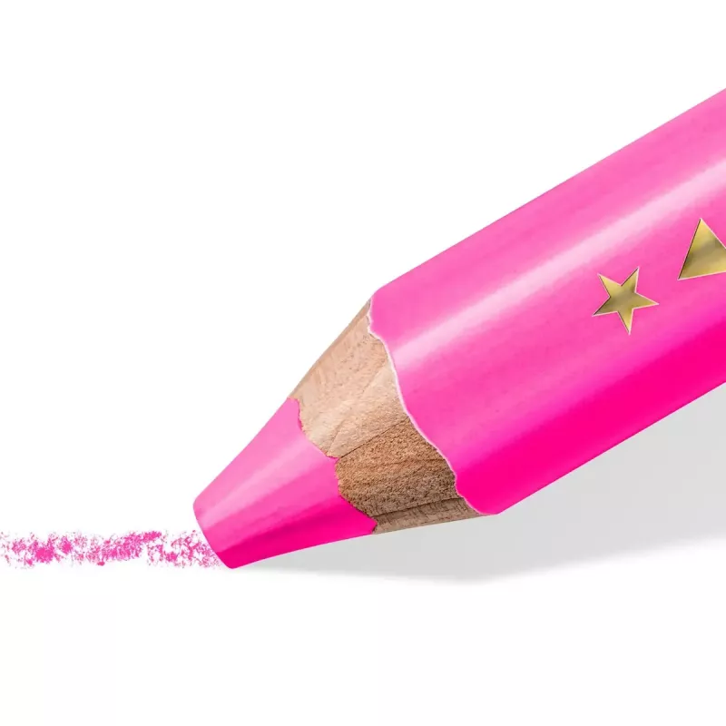 Akvarelinių pieštukų rinkinys Staedtler 140 C4P1 — 4 vnt. (Žalia, Oranžinė, Rožinė, Geltona)