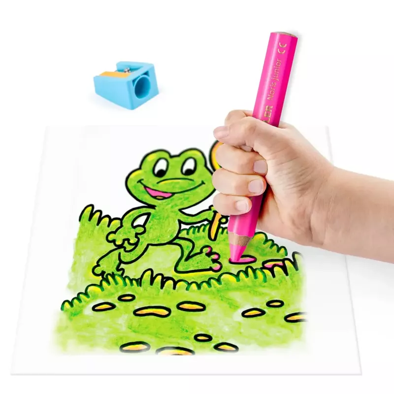 Akvarelinių pieštukų rinkinys Staedtler 140 C4P1 — 4 vnt. (Žalia, Oranžinė, Rožinė, Geltona)