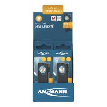 Rakto pakabuko žibintuvėlis Ansmann ML400R Juodas LED 5W USB įkraunamas