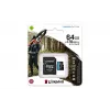 Kingston Canvas Go! Plus 64GB microSDXC atminties kortelė 170R A2 U3 V30 + SD adapteris