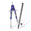 Staedtler Mars 552 mėlynai sidabrinis kompasas su pieštuko laikikliu