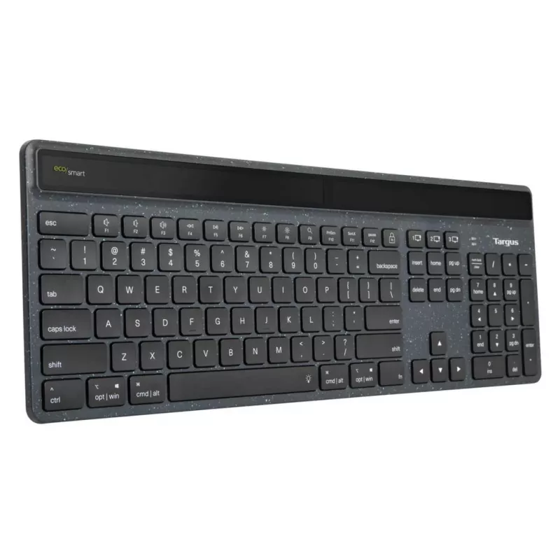 Targus EcoSmart AKB868FR klaviatūra Universal Bluetooth AZERTY prancūziška juoda