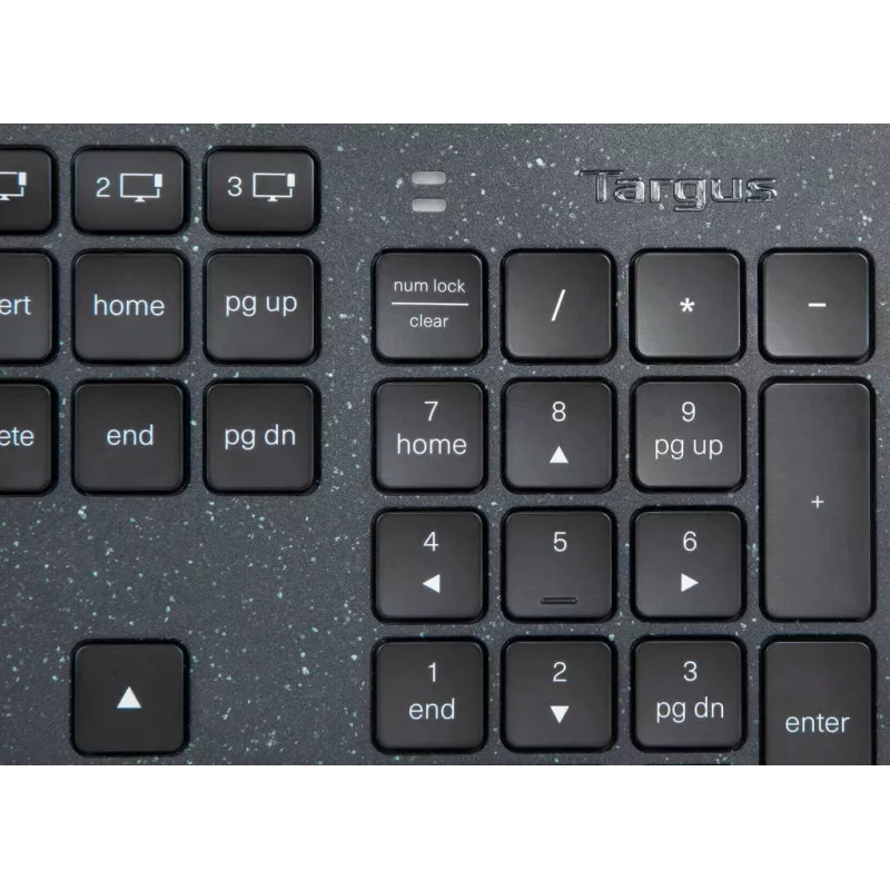 Targus EcoSmart AKB868FR klaviatūra Universal Bluetooth AZERTY prancūziška juoda