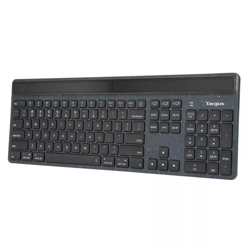 Targus EcoSmart AKB868FR klaviatūra Universal Bluetooth AZERTY prancūziška juoda