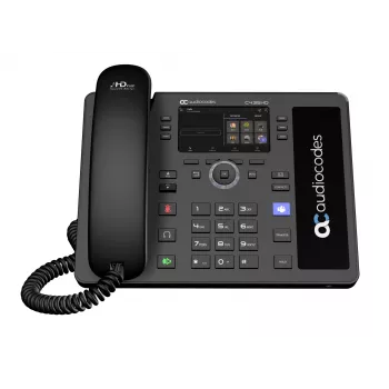AudioCodes Teams C435HD-R IP telefonas, juodas, PoE, GbE