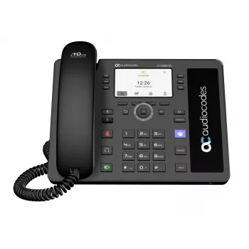 AudioCodes Teams C435HD-R IP telefonas, juodas, PoE, GbE