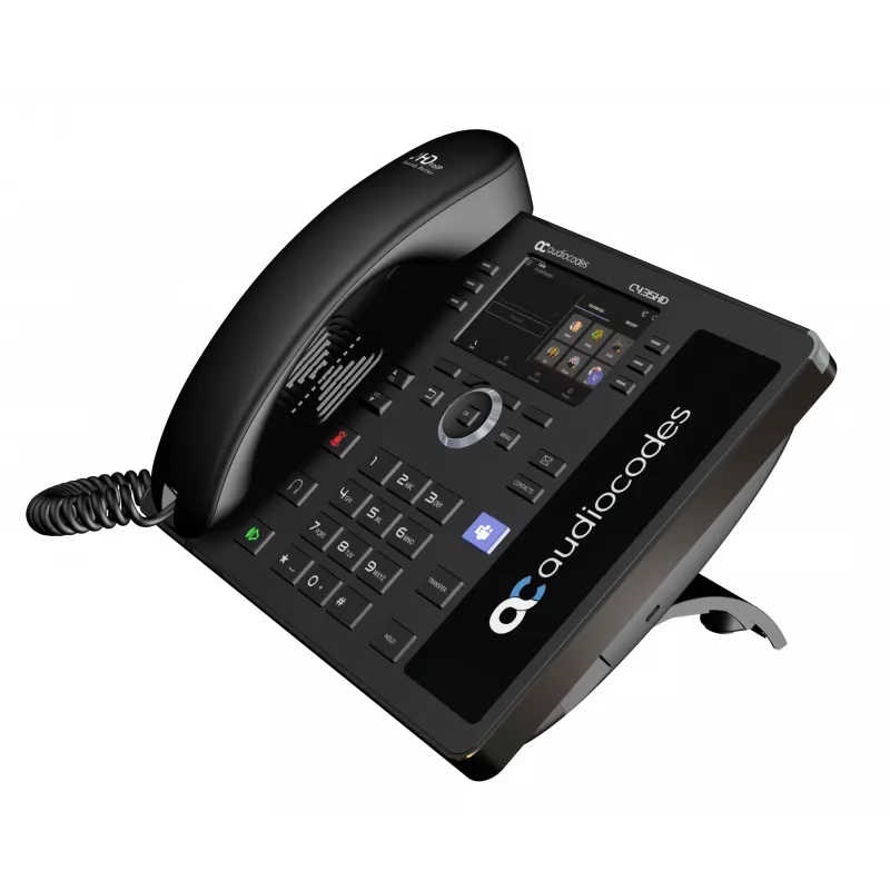 AudioCodes Teams C435HD-R IP telefonas, juodas, PoE, GbE